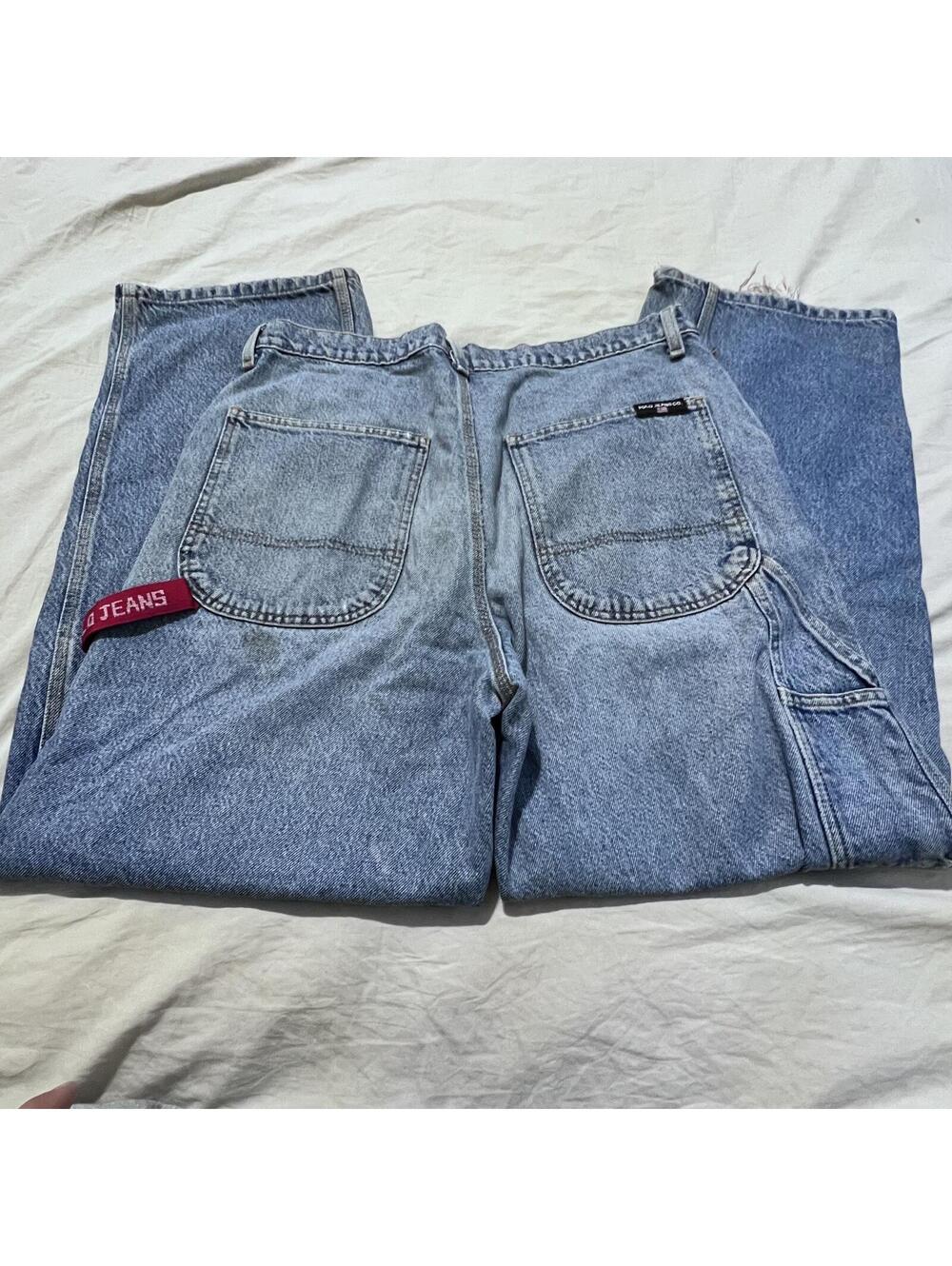 Y2k Baggy Polo Jeans Co. Carpenter Workwear Skater Grunge Denim Pants 34x30 Vtg